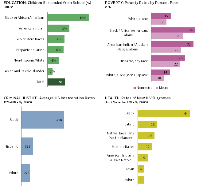 FIGURE 4 RACIAL INEQUALITY IN THE UNITED STATES